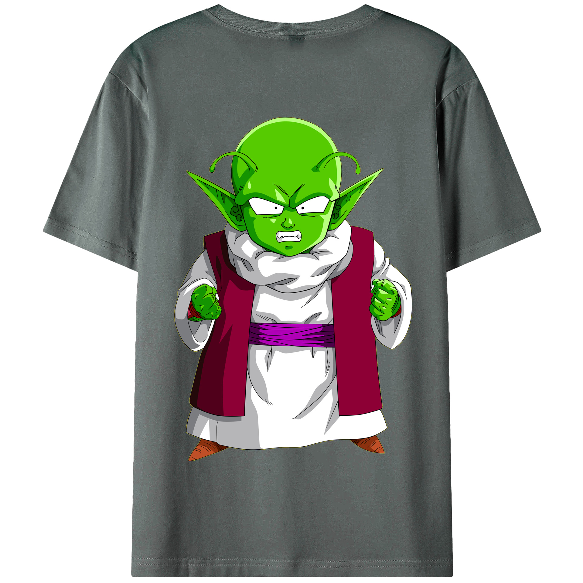 （画像用） ドラゴンボール ピッコロ DRAGON BALL Piccolo 綿100％半袖Tシャツ（背面プリント）
